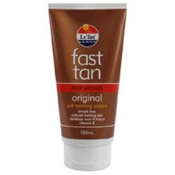 LE TAN 150mL ORIGINAL SELF TANNING CREAM DEEP BRONZE X6