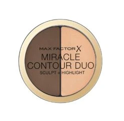 MAXFACTOR MIRACLE CONTOUR DUO SCLUPT & HIGHLIGHT LIGHT/MED-11G