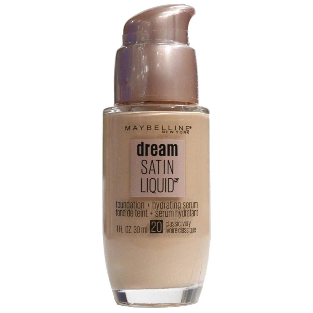 MAYBELLINE 30ML DREAM SATIN LIQUID 20 CLASSIC IVORY 3 MAYBELLINE 30ML DREAM SATIN LIQUID 20 CLASSIC IVORY