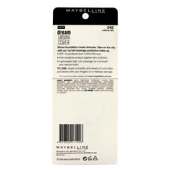 MAYBELLINE 30mL DREAM URBAN FULL COVERAGE FOUNDATION 348 Cafe’ 7 MAYBELLINE 30mL DREAM URBAN FULL COVERAGE FOUNDATION 348 Cafe’ -Sigma Store MAYBELLINE 30mL DREAM URBAN COVER FULL COVERAGE 348 CAFE AU LAIT SPF 40 CARDED a