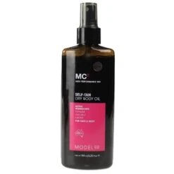 MODEL CO 185ML SELF-TAN DRY BODY OIL FOR FACE (x3)