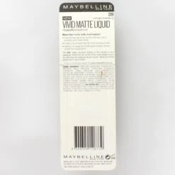 MAYBELLINE 8ML LIPSTICK VIVID MATTE LIQUID 39 CORRUPT CRANBERRY -Sigma Store Maybelline 7.7ml Colour Sensational Lipstick Vivid Matte Liquid 39 Corrupt Cranberry b