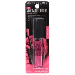 MAYBELLINE 7.7ML LIPSTICK VIVID MATTE LIQUID 12 TWISTED TULIP
