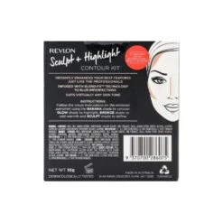 REVLON 10g SCULPT + HIGHLIGHT CONTOUR KIT 002 MEDIUM / TAN X3 -Sigma Store REVLON 10g SCULPT HIGHLIGHT CONTOUR KIT 002 MEDIUM TAN B 1