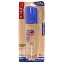 RIMMEL LONDON 30mL MATCH PERFECTION FOUNDATION TRUE BEIGE SPF20