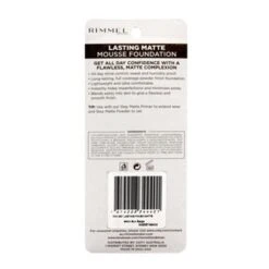 RIMMEL LONDON 30ML LASTING MATTE MOUSSE FOUNDATION SUN BEIGE -Sigma Store Rimmel London 30ml Lasting Matte Mousse Foundation 404 Sun Beige Carded A