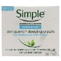 SIMPLE 50ML WATER BOOST SKIN QUENCH SLEEPING CREAM