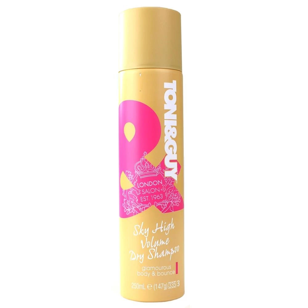TONI & GUY 250mL DRY SHAMPOO SKY HIGH VOLUME 3 TONI & GUY 250mL DRY SHAMPOO SKY HIGH VOLUME