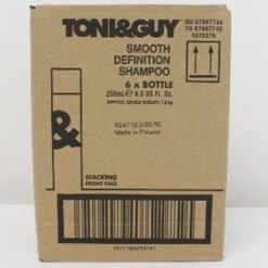 TONI & GUY 250mL SHAMPOO SMOOTH DEFINITION FOR DRY HAIR -Sigma Store TONI GUY 250mL SHAMPOO SMOOTH DEFINITION FOR DRY HAIR box